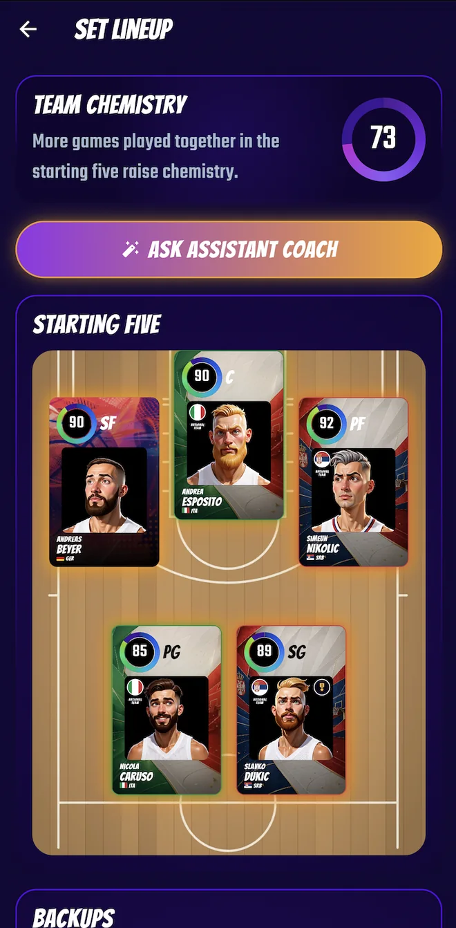 Watch every game live — Swish & Dunk